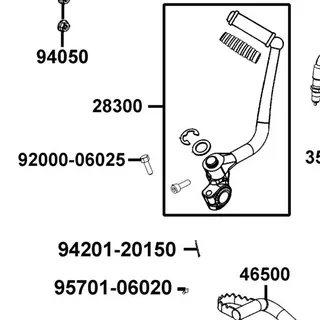92000-06025-07G BOLT HEX 6*25 (K) — diagram cutout