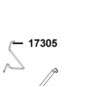 17305-ACA5-M30 TUBE ASSY FUEL — diagram cutout