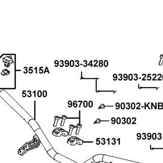 93903-34280-G SCREW TAPPING 4*10 (KG) — diagram cutout