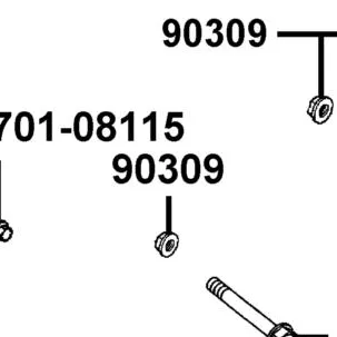 90309-LKL5-E31 NUT U FLANGE 8MM — diagram cutout
