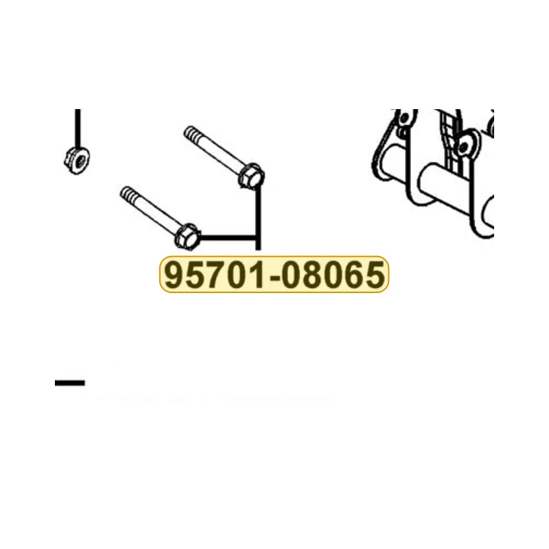 95701-08065-07G BOLT FLANGE 8*65 — diagram cutout