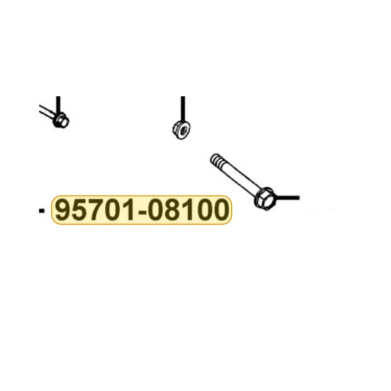 95701-08100-07G BOLT FLANGE 8*100 — diagram cutout