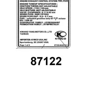 87122-ACA5-M34-T01 MARK EVAPORATIVE E/M — diagram cutout