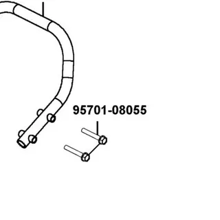 95701-08055-06 BOLT FLANGE 8*55 — diagram cutout