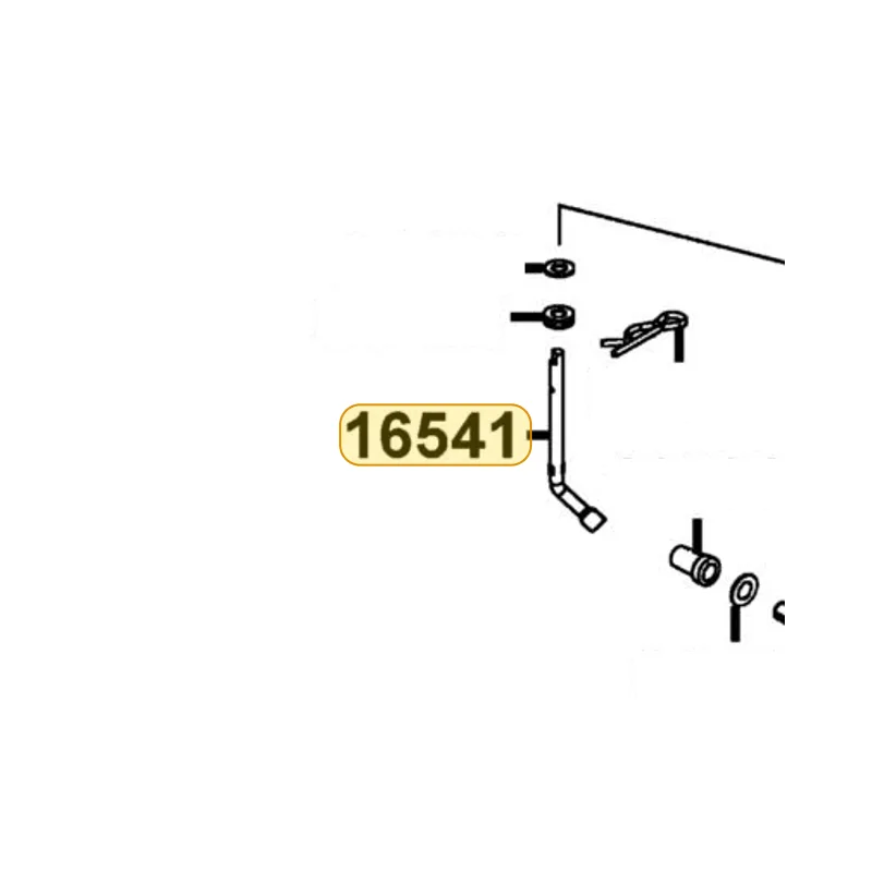 16541-LLH7-M30 SHAFT GOVERNOR ARM — diagram cutout