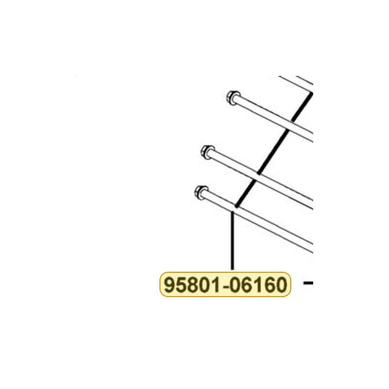 95801-06160-08 BOLT FLANGE 6*160 — diagram cutout