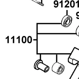 11100-KEB7-C00 CRANK CASE COMP RIGHT — diagram cutout
