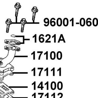 1621A-GKAK-C00 INSULATOR CARB ASSY — diagram cutout