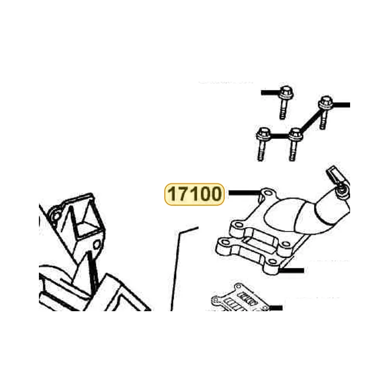 17100-KEB7-E00 PIPE COMP INLET — diagram cutout