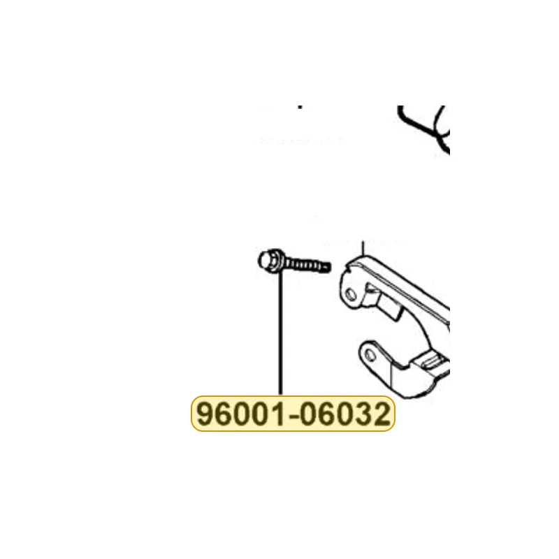 96001-06032-08 BOLT FLANGE SH 6*32 — diagram cutout