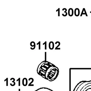 91102-GLW0-C00 BRG CON-ROD S.E — diagram cutout
