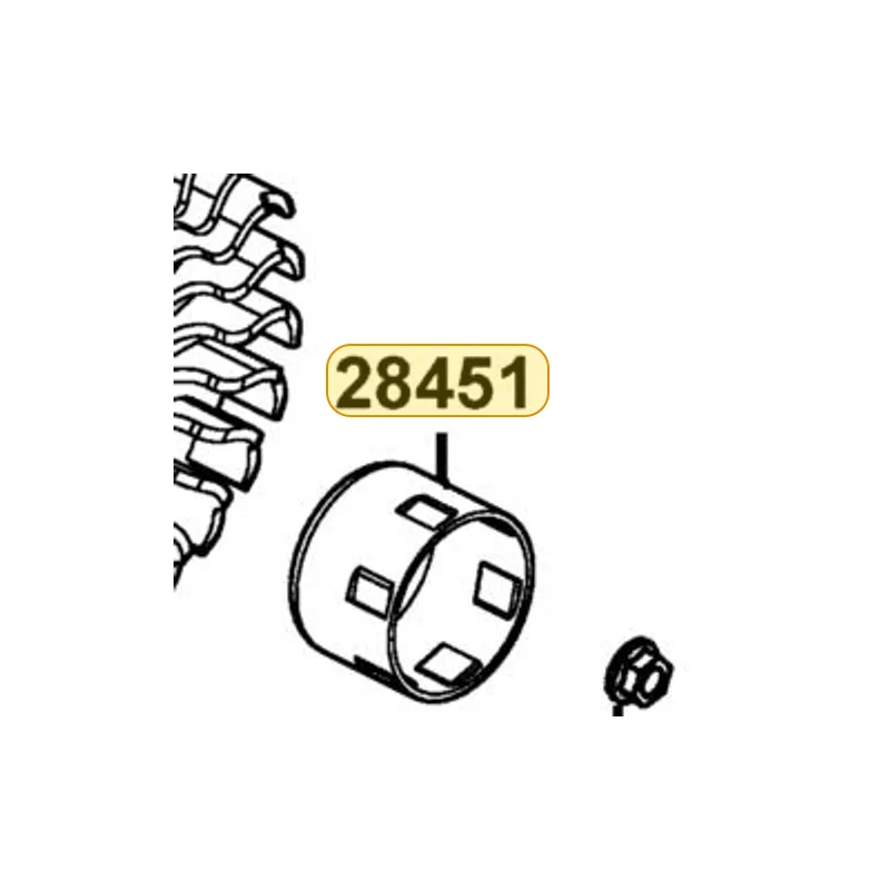 28451-LLH7-M30 CAP STARTER — diagram cutout