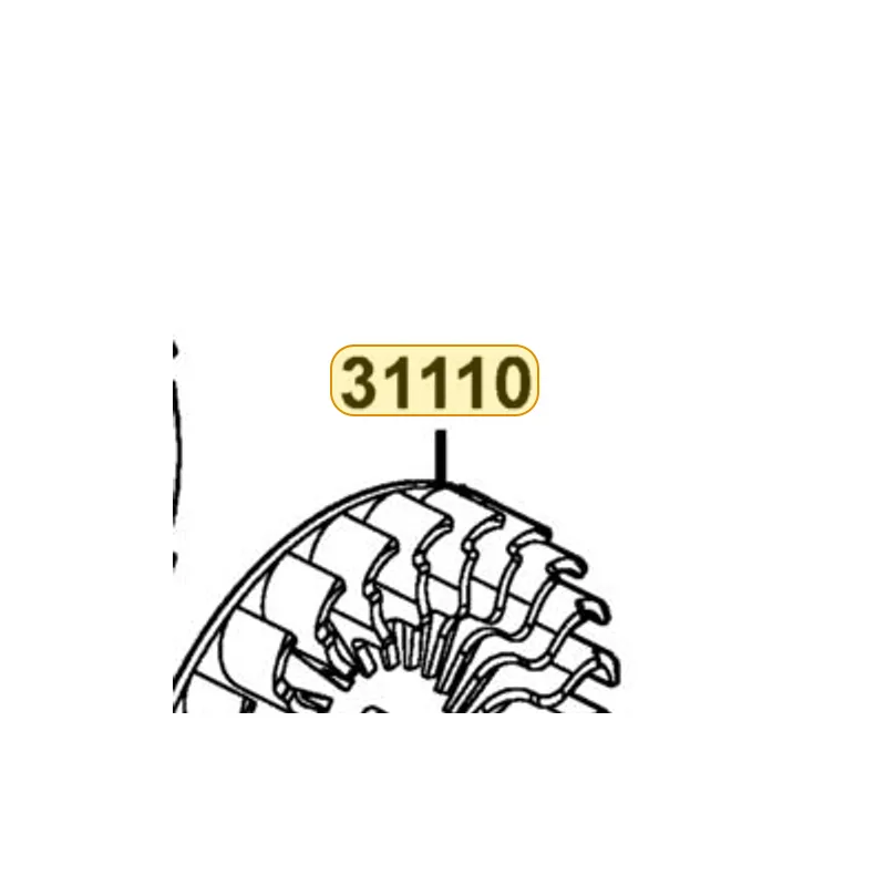 31110-LLH7-M30 FLYWHEEL COMP — diagram cutout