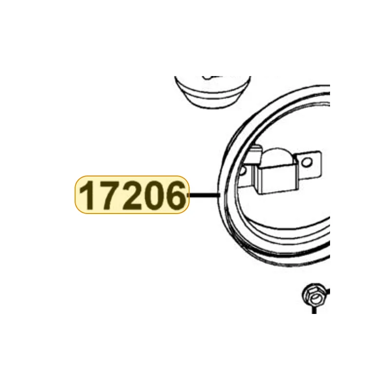 17206-LDH5-900 CASE COMP AIR/C — diagram cutout