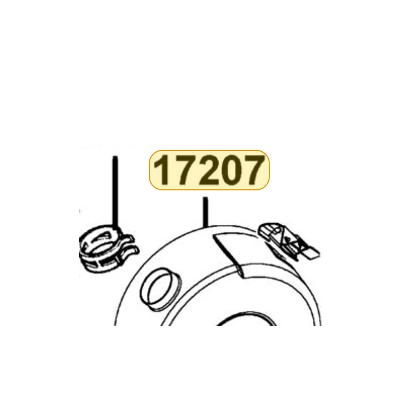 17207-LDH5-900 COVER COMP AIR/C — diagram cutout