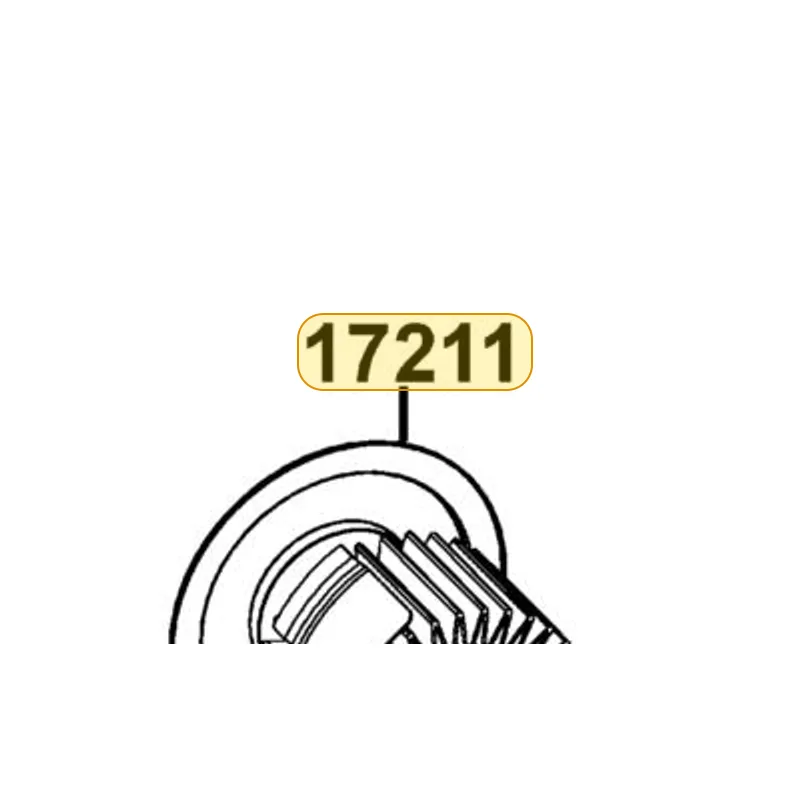 17211-LDH5-900 ELEMENT AIR/C — diagram cutout