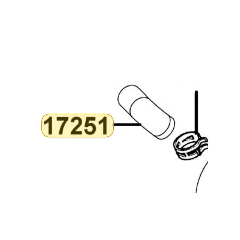 17251-LDH5-900 "TUBE. AIR/C CONN" — diagram cutout