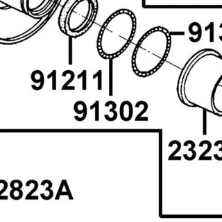 91302-PKA9-C00 O-RING 39.8*2.2 — diagram cutout