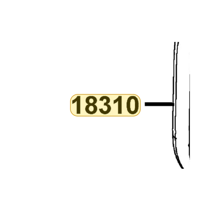18310-LDH6-900 MUFFLER COMP **(1) C.2007.07.18 — diagram cutout