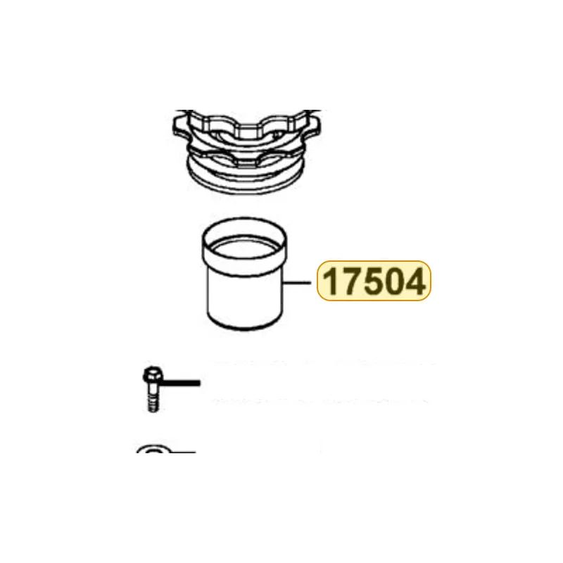 17504-LDH5-900 STRAINER FUEL TANK — diagram cutout