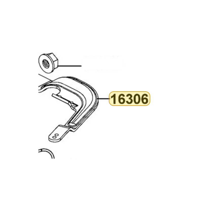 16306-LLH7-M30 STAY CARBURETOR — diagram cutout