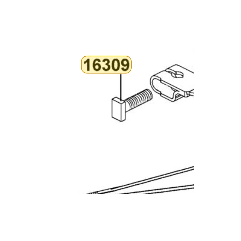 16309-LLH7-900 BOLT SQUARE CARBURETOR — diagram cutout
