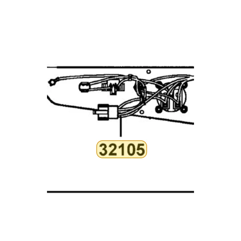 32105-LDH5-E00 SUB HARNESS — diagram cutout