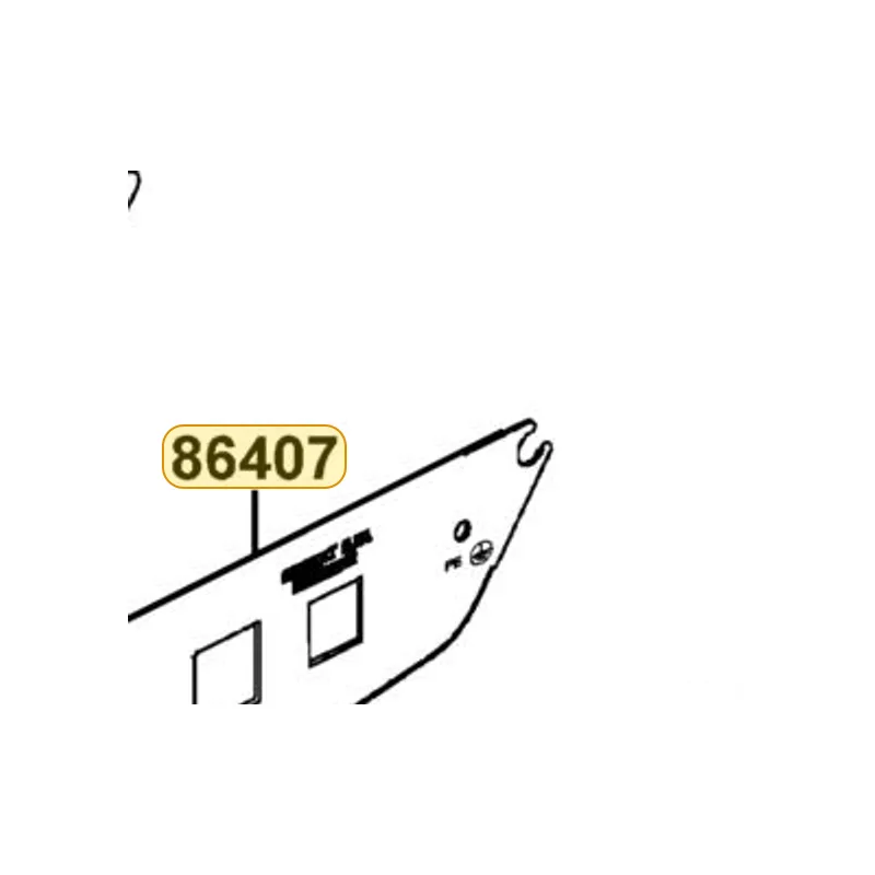 86407-LDH6-MG0-T01 STRIPE METER — diagram cutout