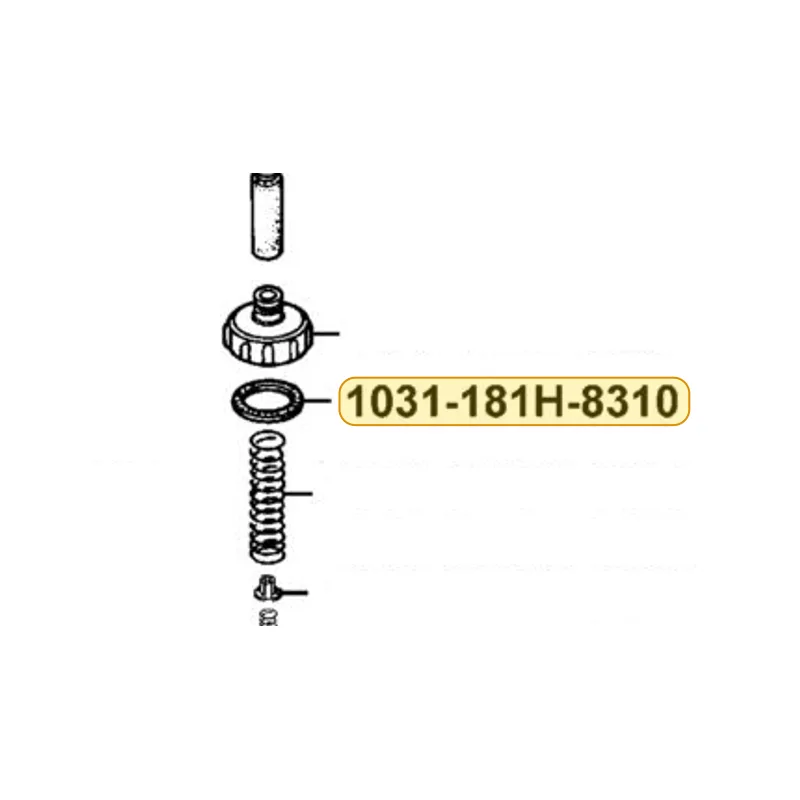 1031-181H-8310 TOP GASKET — diagram cutout