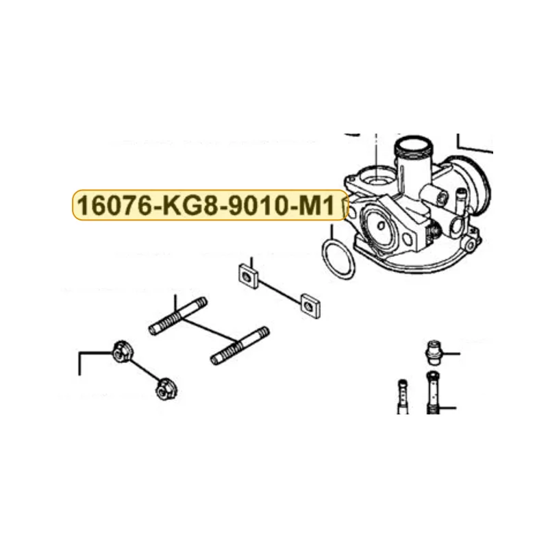 16076-KG8-9010-M1 O-RING — diagram cutout