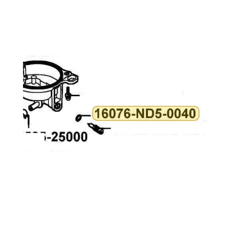 16076-ND5-0040 O RING — diagram cutout