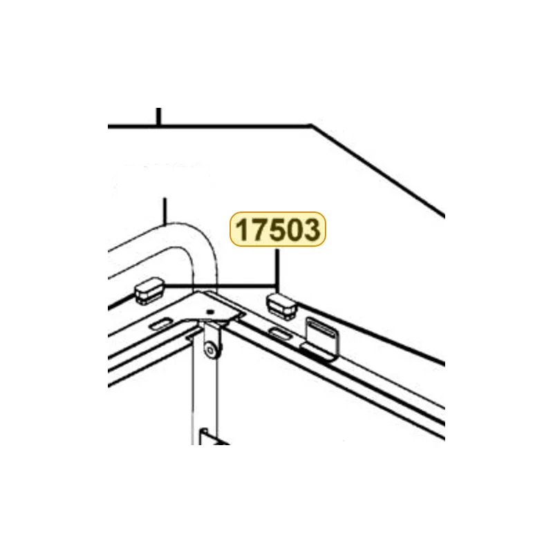 17503-LDH5-900 "RUBBER B.FUEL TANK" — diagram cutout