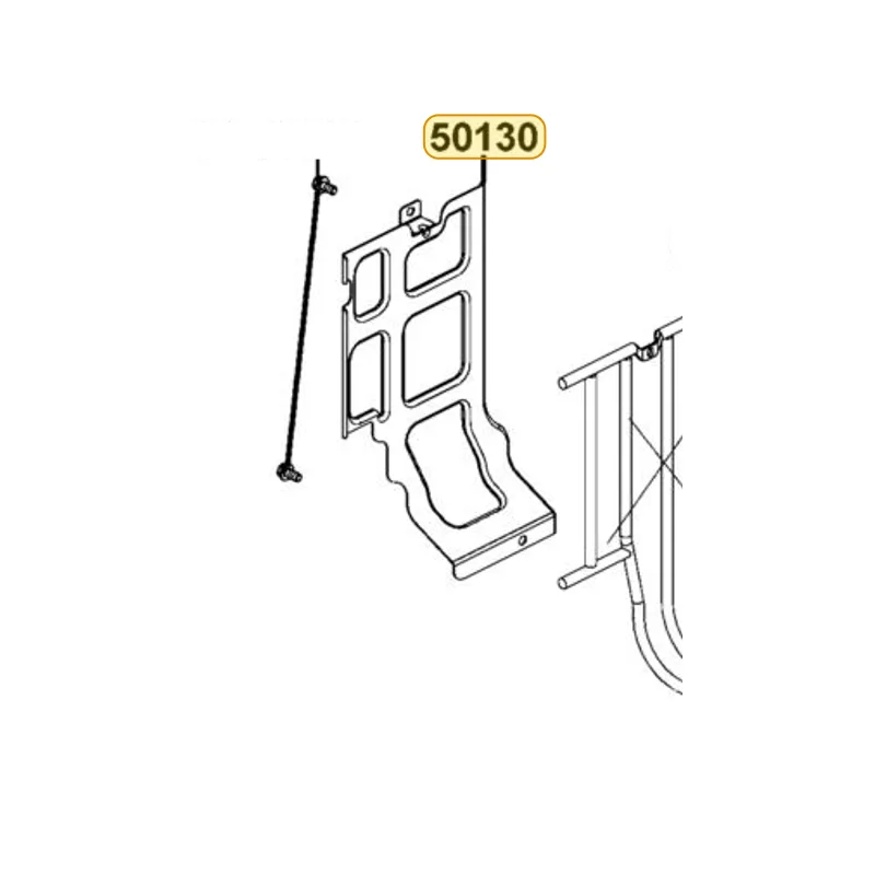 50130-LDH5-900 "BRKT D.PROTECTOR MUFFLER" — diagram cutout