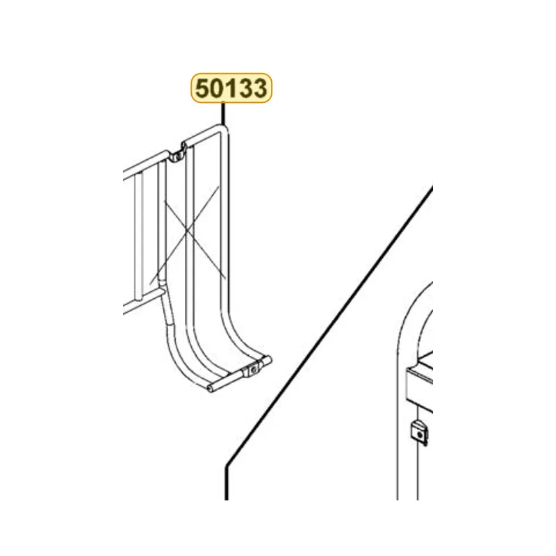 50133-LDH5-800 "BRKT B.PROTECTOR MUFFLER" — diagram cutout