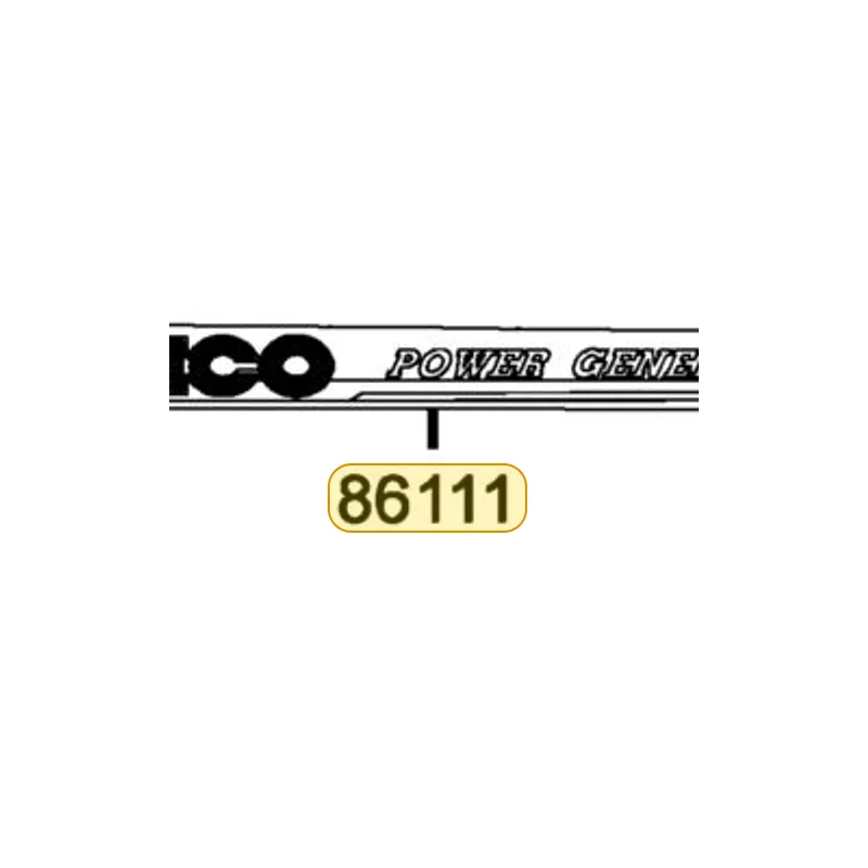 86111-LDH6-E00-T01 STRIPE B FR PANEL — diagram cutout
