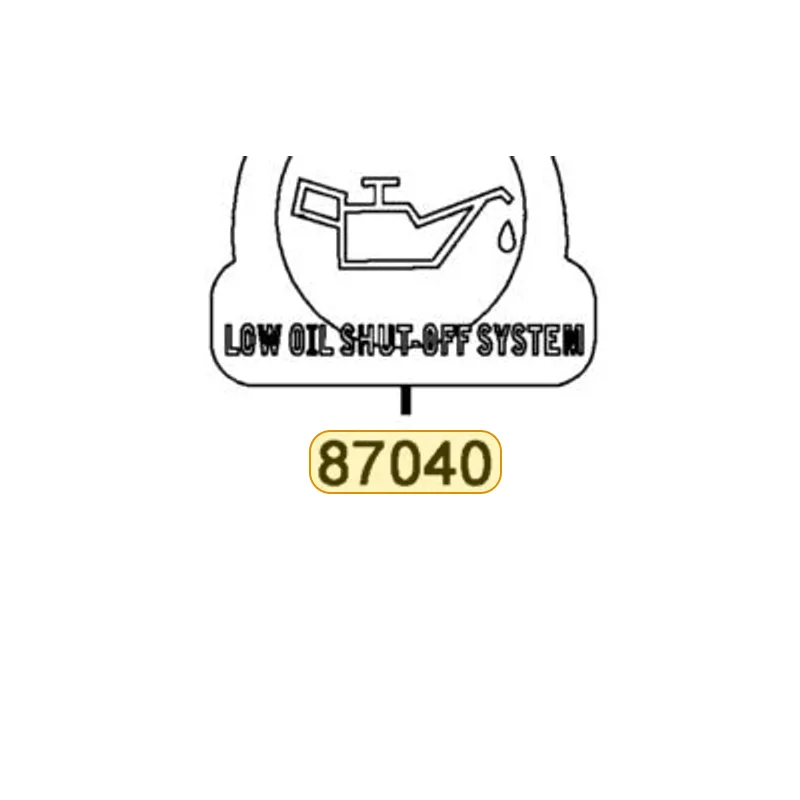 87040-LDH6-E00-T01 LABEL ELECTRONIC IGNITION — diagram cutout