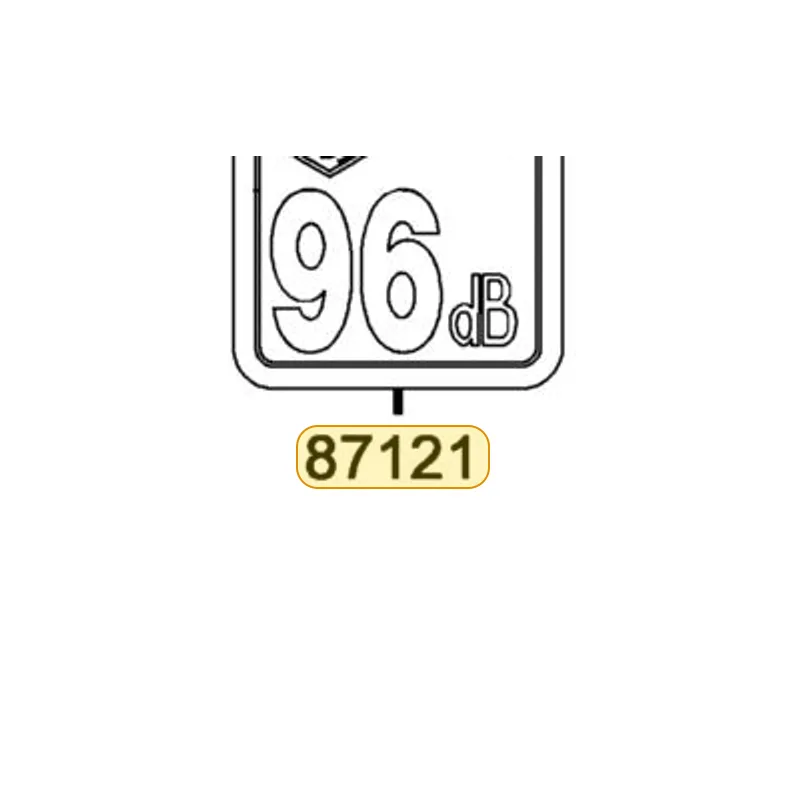 87121-LDH6-E00-T01 LABEL DB MAKR — diagram cutout