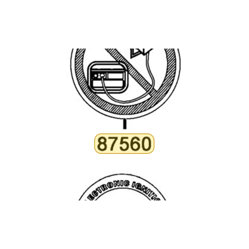 87560-LDH6-900-T01 WARNING TO ELECTRIFY — diagram cutout