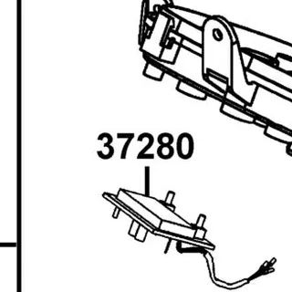 37280-LGR5-E10 LCD ASSY CLOCK — diagram cutout