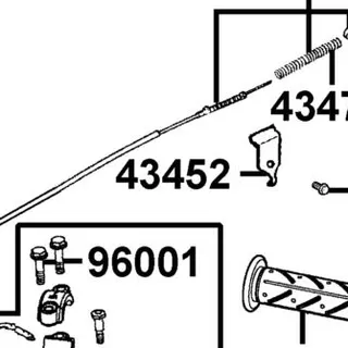 43452-GKAK-C00 CLAMP BRK CABLE — diagram cutout