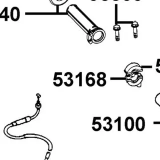 53168-GBN2-C00 HOUSING UP THROT — diagram cutout