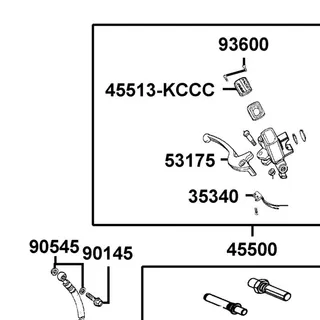 45513-LEB2-C00 CAP M/C — diagram cutout