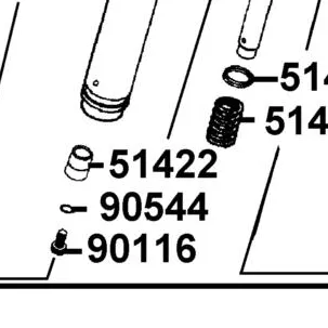 51422-LDC8-E10 OIL LOCK PIECE — diagram cutout