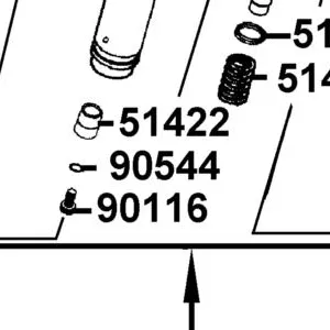 90544-LDC8-E10 PACKING — diagram cutout