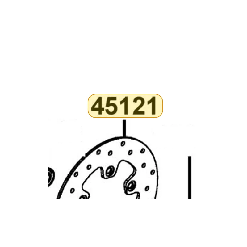 45121-LGR5-E80 DISK FR BRK — diagram cutout
