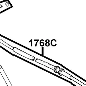 1768C-LGR4-E10 "TUBE ASSY.,COCK TO INLET PIPE" — diagram cutout