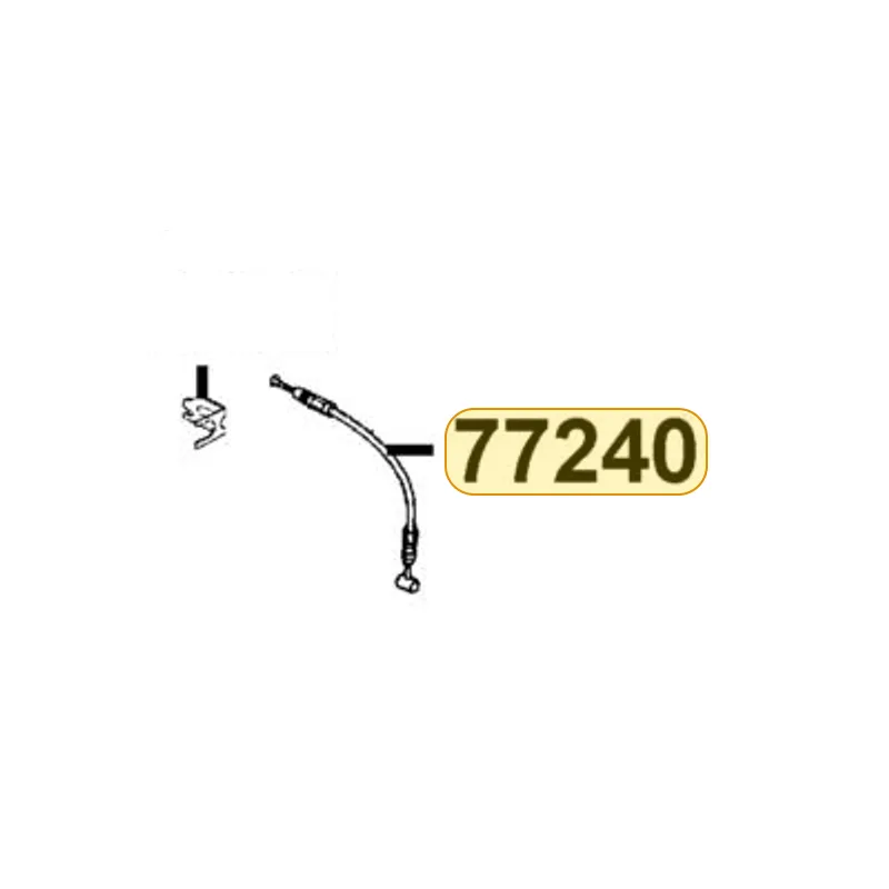77240-LGB5-E10 "CABLE., SEAT LOCK" — diagram cutout