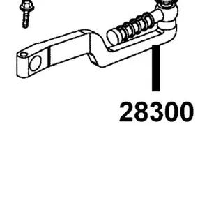 28300-KFA3-C00 ARM ASSY KICK STARTER — diagram cutout
