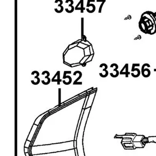 33452-LGR5-E10 "LENS,L,FR WINKER" — diagram cutout