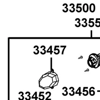 33457-LGR5-E10 "INNER LENS,L,WINKER" — diagram cutout